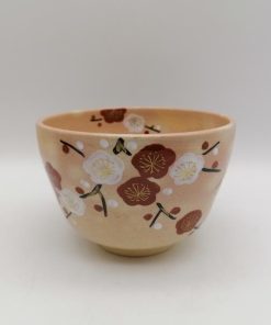 Chawan in ceramica Kyoyaki “Ume”